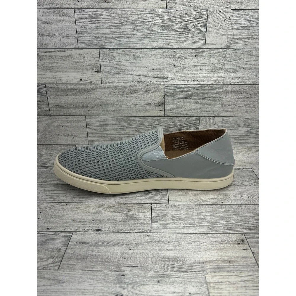 OluKai Pehuea Slip On Shoes Light Blue Mesh Women US W9.5 EUR‎ 39.5